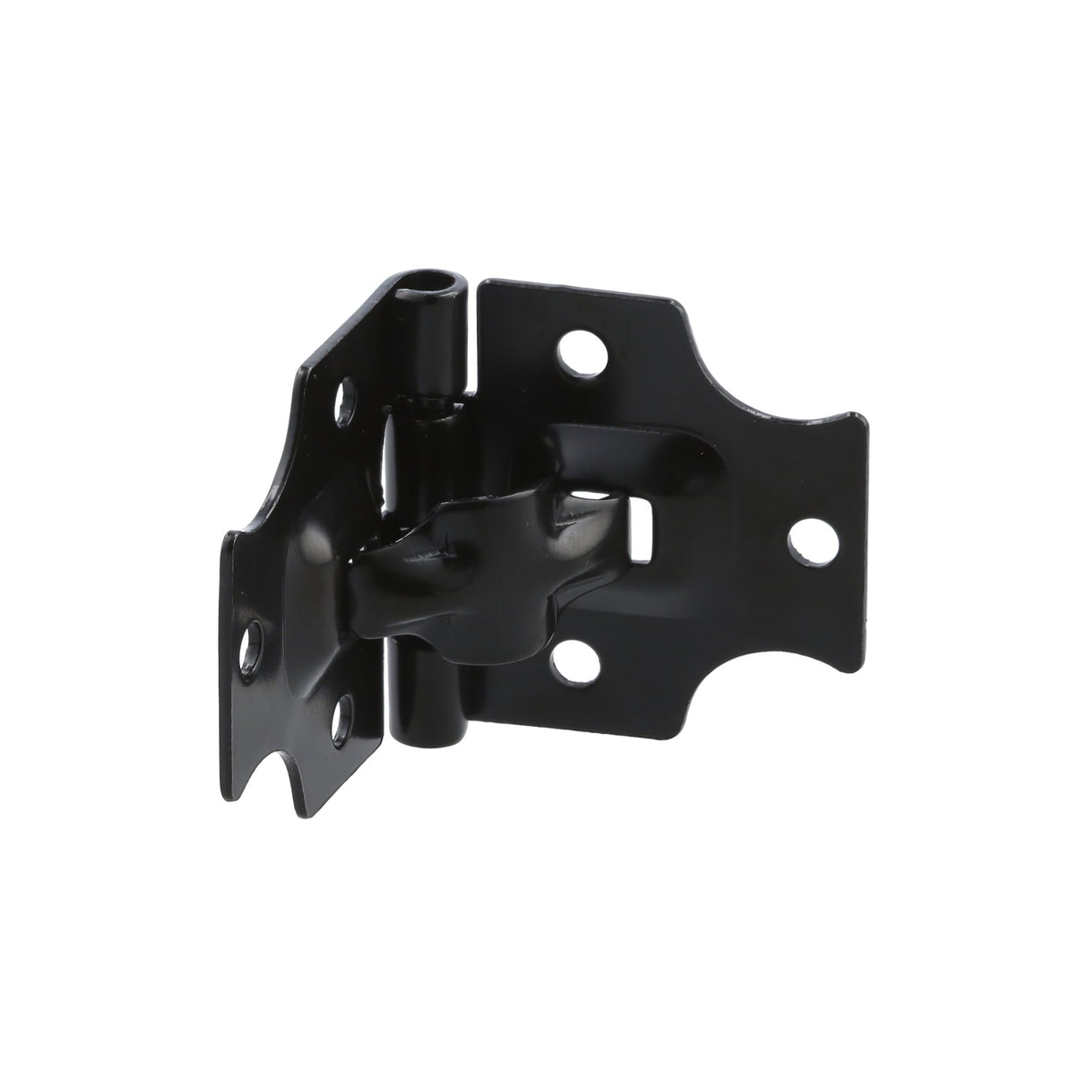 Ohio Travel Bag 1 1/2" Black, Stop Hinge Plate, Steel, #D-61-BLK D-61-BLK