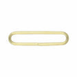 Ohio Travel Bag 1-1/2" Brass, Split Oval Ring, Solid Brass, #P-3246-1-1-2 P-3246-1-1-2