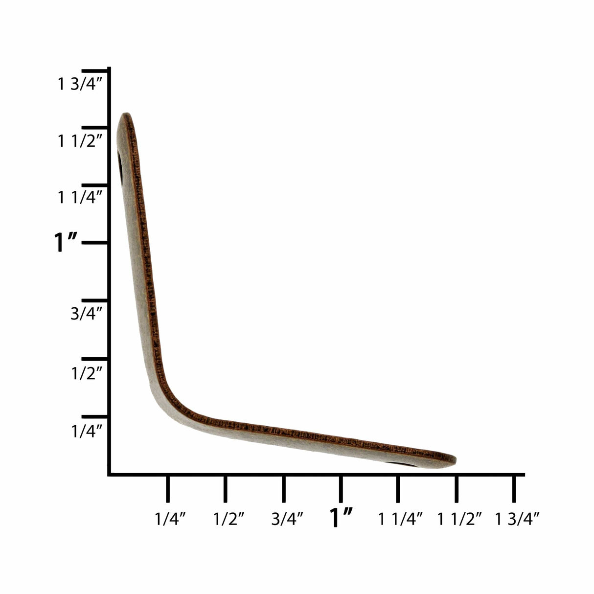 Ohio Travel Bag 1 1/4", Antique Brass, Trunk Clamp, Steel, #D-3-ANTB D-3-ANTB