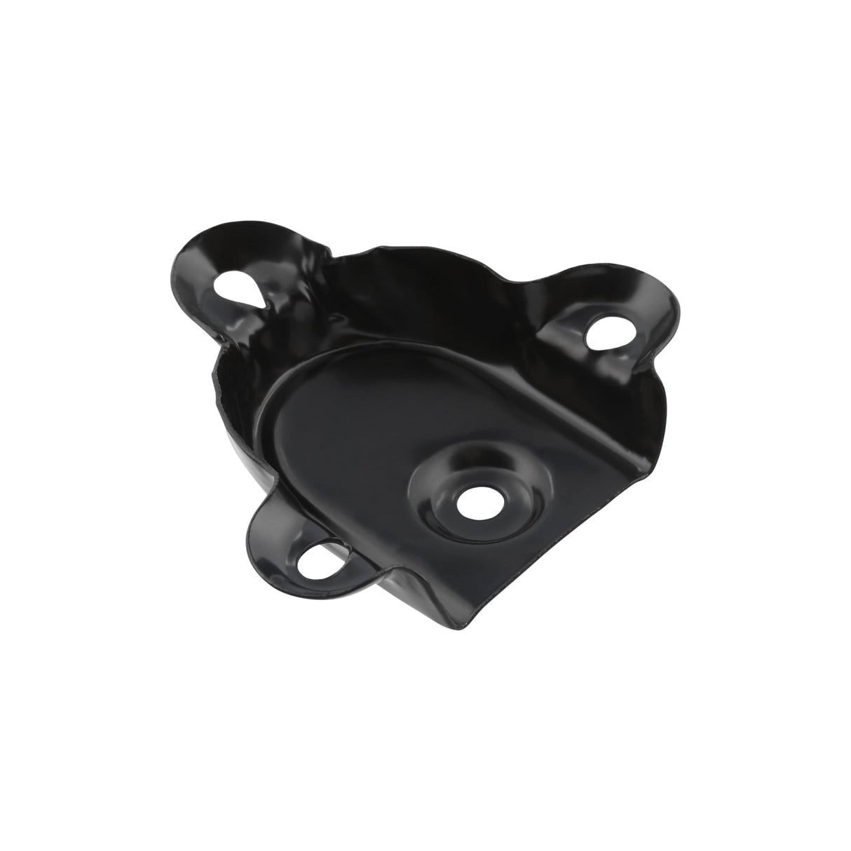 Ohio Travel Bag 1 1/4" Black, Rigid Spade Trunk Handle End Cap, Steel, #G-13-BLK G-13-BLK