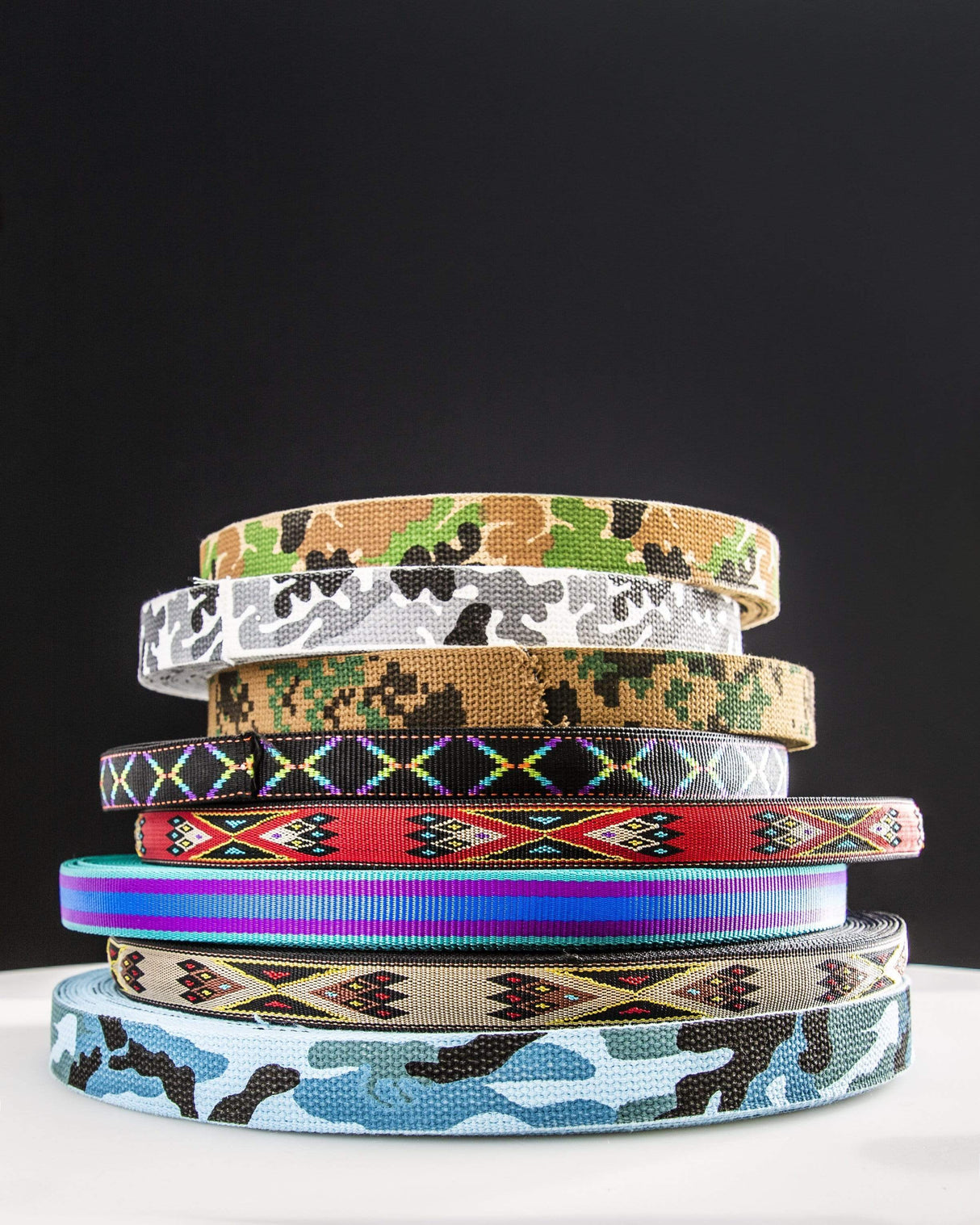 Ohio Travel Bag 1 1/4" Buff Camouflage, Heavy Weight, Cotton, #COT-1-1-4-BUF COT-1-1-4-BUF