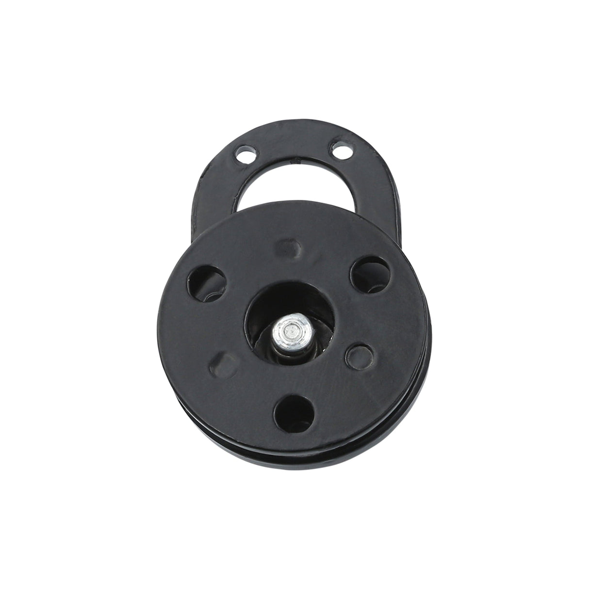 Ohio Travel Bag 1 1/8" Black, Turn Lock, Zinc Alloy, #P-2435-BLK P-2435-BLK