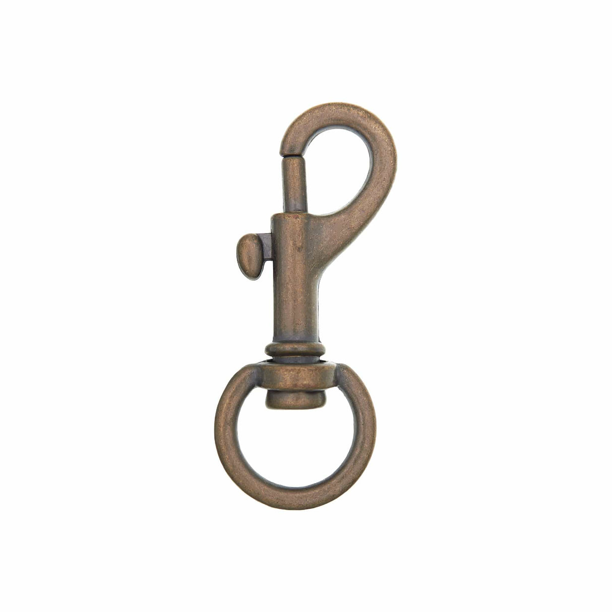 Ohio Travel Bag 1/2" Antique Brass, Bolt Swivel Snap Hook, Zinc Alloy, #P-1801-ANTB P-1801-ANTB