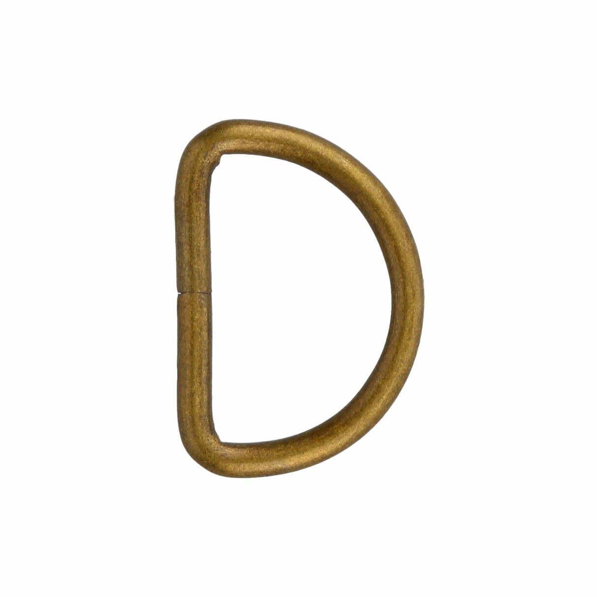 Ohio Travel Bag 1/2" Antique Brass, Split D Ring Light, Steel, #D-101-ANTB D-101-ANTB