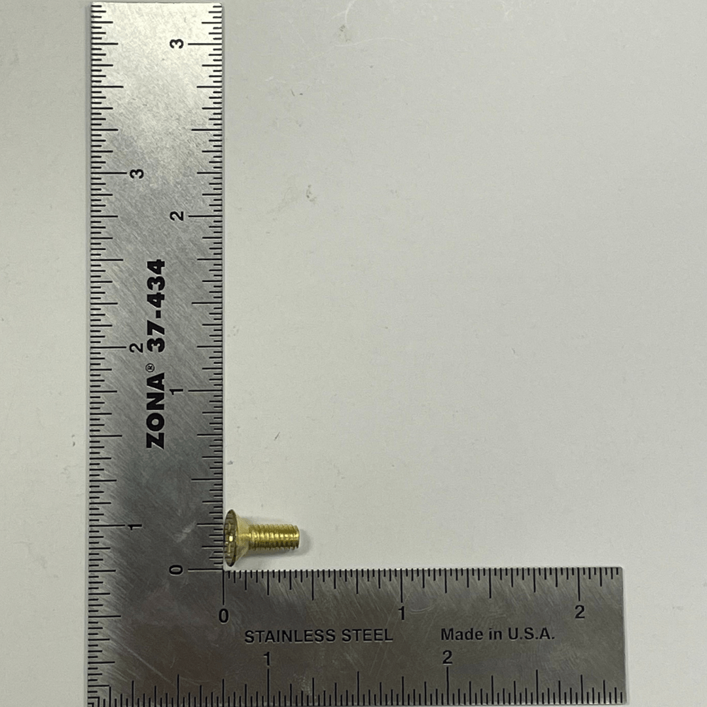 Ohio Travel Bag 1/2" Brass, Spike w/Screw, Solid Brass, #C-1551-SB C-1551-SB