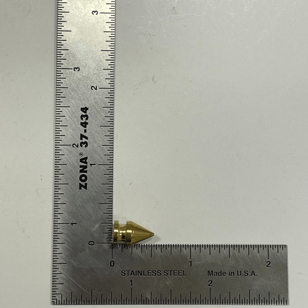 Ohio Travel Bag 1/2" Brass, Spike w/Screw, Solid Brass, #C-1551-SB C-1551-SB