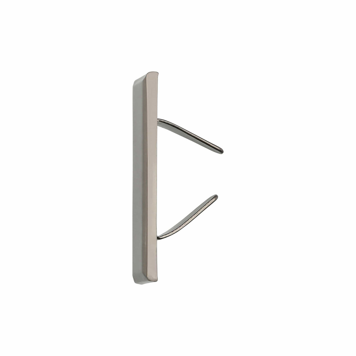 Ohio Travel Bag 1/2" Gunmetal, Logo Plate with Prongs, Zinc Alloy, #P-3251-GUNM P-3251-GUNM