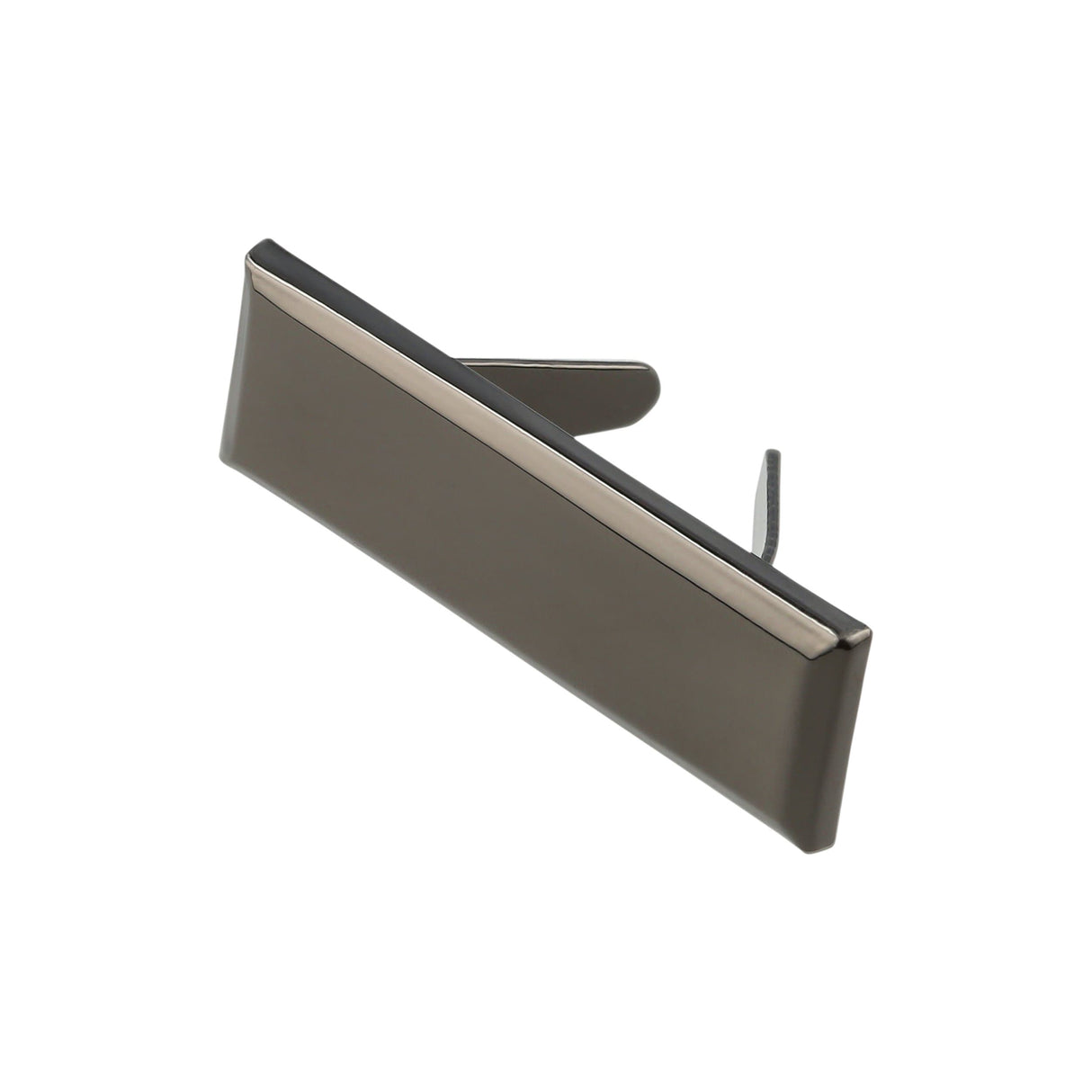 Ohio Travel Bag 1/2" Gunmetal, Logo Plate with Prongs, Zinc Alloy, #P-3251-GUNM P-3251-GUNM