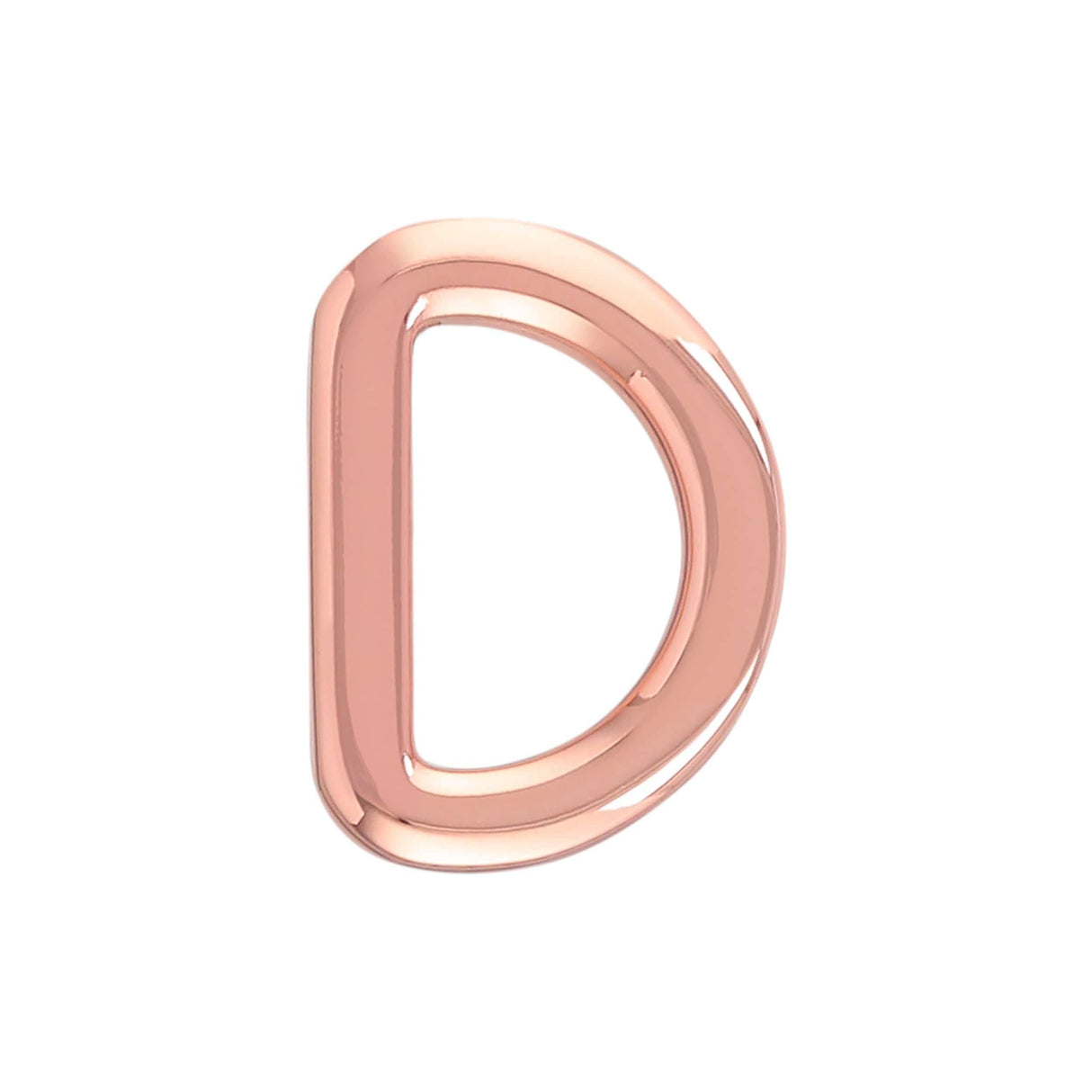 Ohio Travel Bag 1/2" Shiny Copper, Cast D Ring, Zinc Alloy, #P-2564-CPR P-2564-CPR