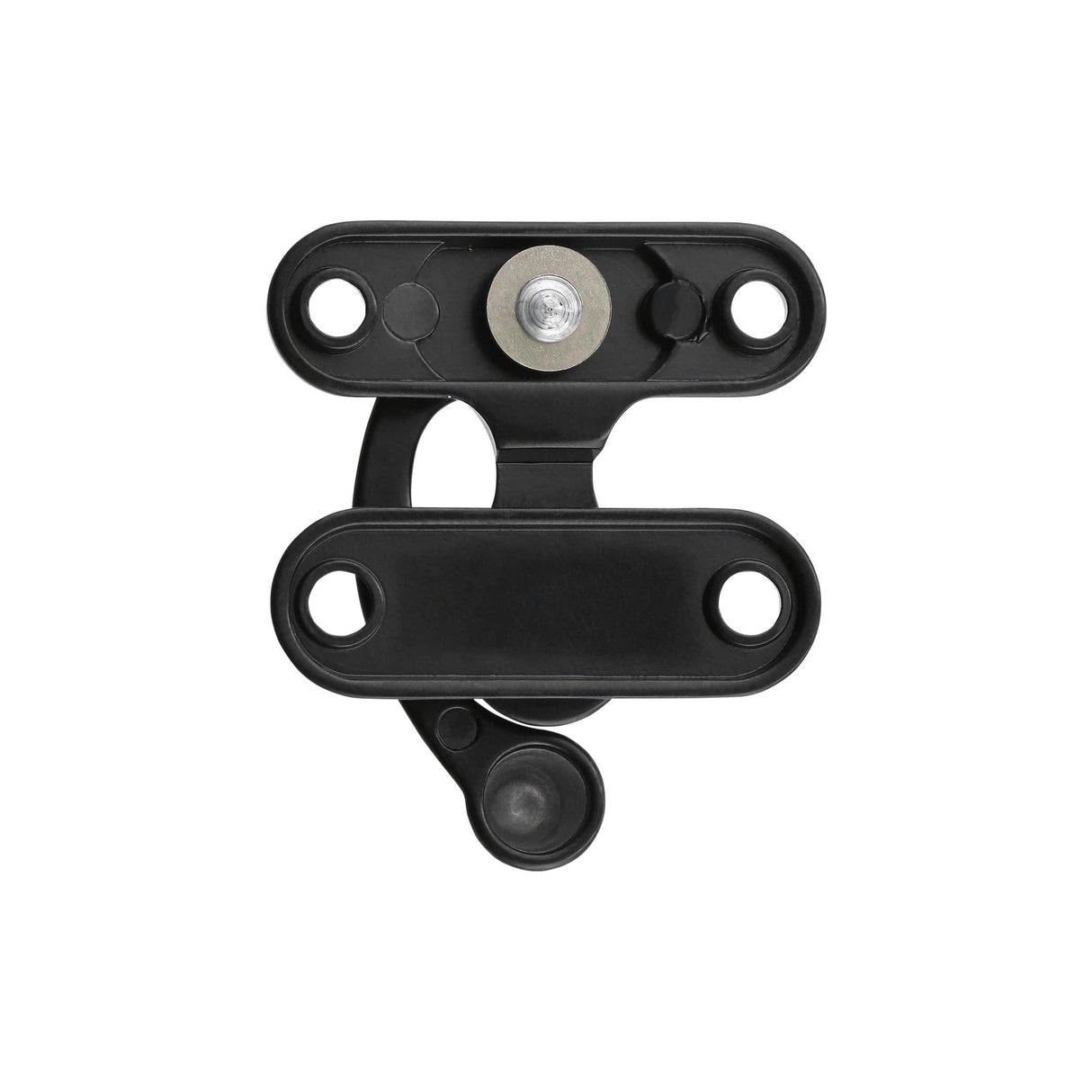 Ohio Travel Bag 1 3/4" Matte Black, Swing Lock Clasp, Zinc Alloy, #P-2127-MBLK P-2127-MBLK