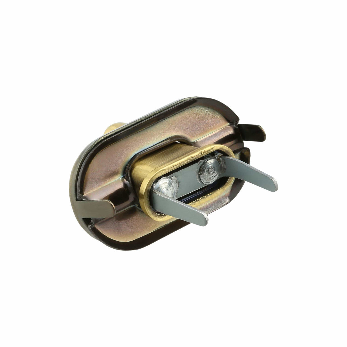 Ohio Travel Bag 1 3/8" Antique Brass, Turn Lock, Zinc Alloy, #P-2469-ANTB P-2469-ANTB