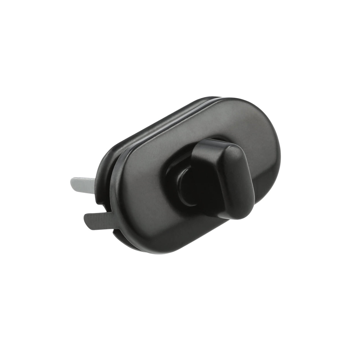 Ohio Travel Bag 1 3/8" Black, Turn Lock, Zinc Alloy, #P-2469-BLK P-2469-BLK