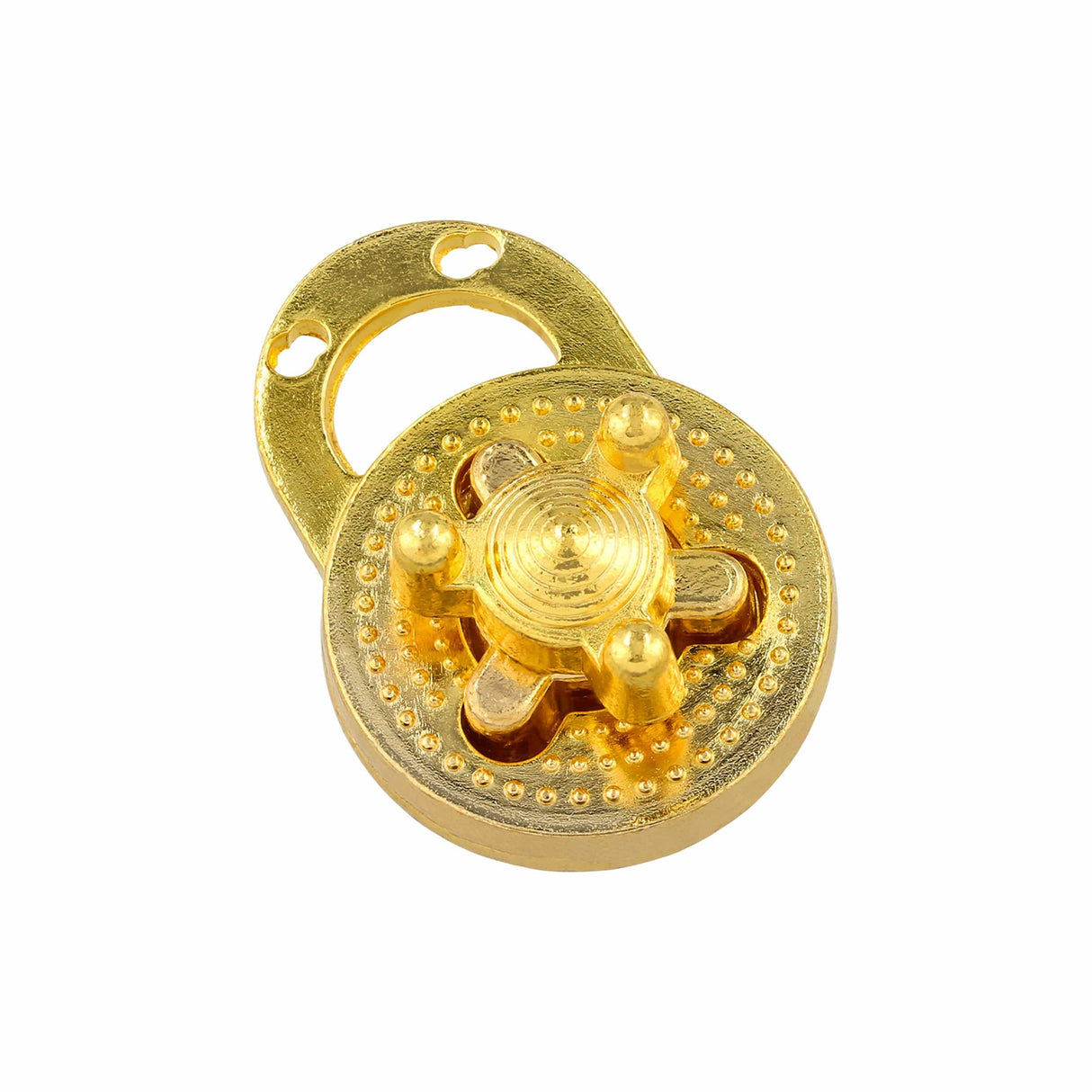 Ohio Travel Bag 1 3/8" Gold, Turn Lock , Zinc Alloy, #P-2410-GOLD P-2410-GOLD