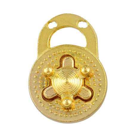 Ohio Travel Bag 1 3/8" Gold, Turn Lock , Zinc Alloy, #P-2410-GOLD P-2410-GOLD