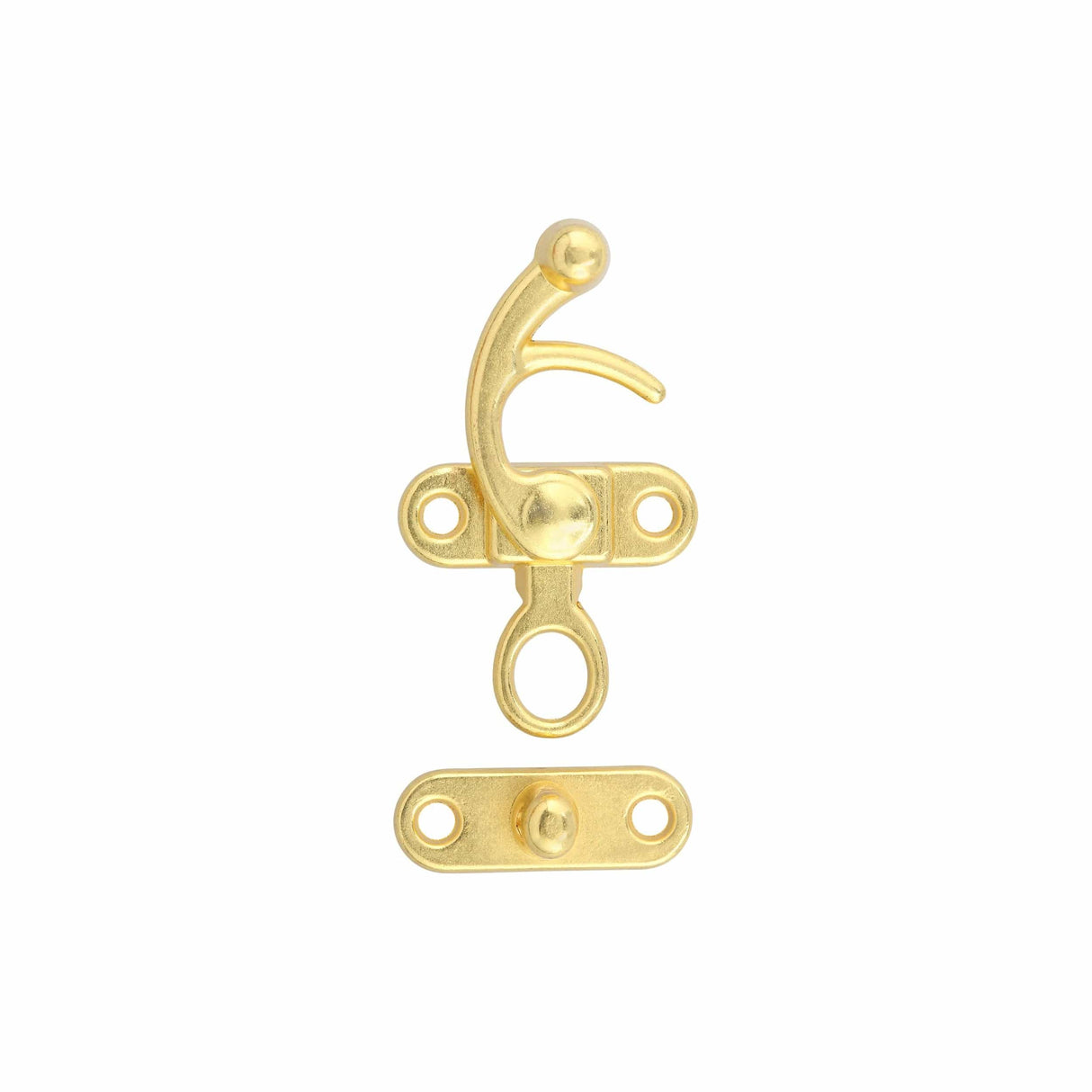 Ohio Travel Bag 1 5/16" Gold, Swing Lock Clasp, Zinc Alloy, #P-2263-GOLD P-2263-GOLD