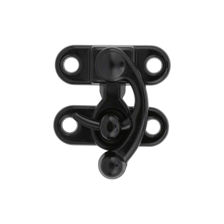 Ohio Travel Bag 1 5/16" Matte Black, Swing Lock Clasp, Zinc Alloy, #P-2263-MBLK P-2263-MBLK