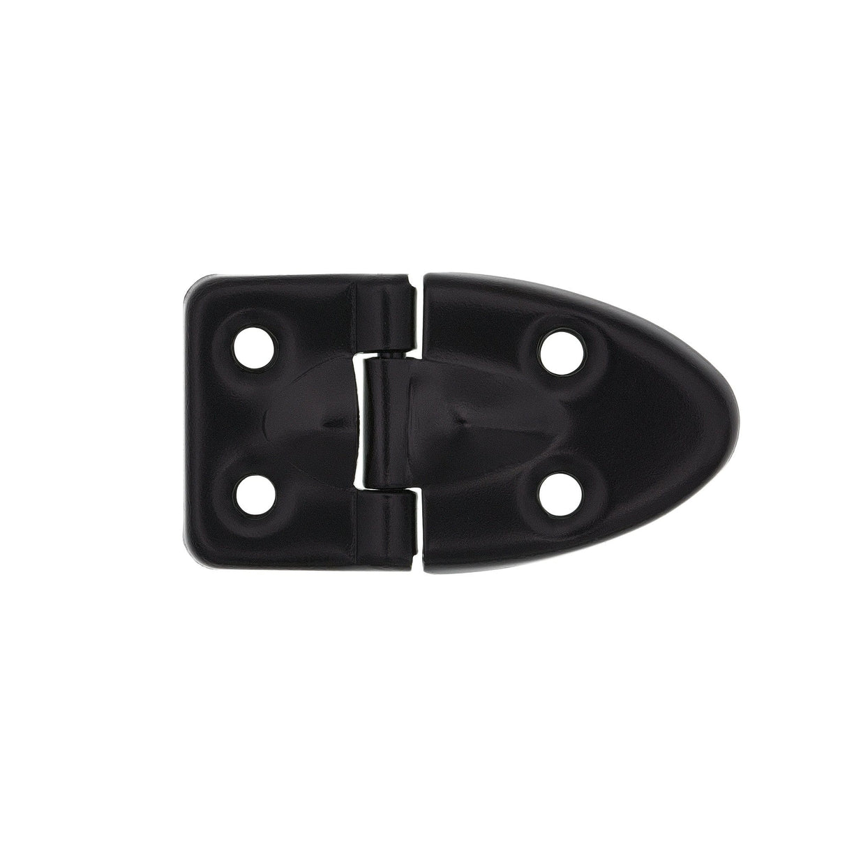 Ohio Travel Bag 1" Black, Stop Hinge, Zinc Alloy, #D-64-BLK D-64-BLK