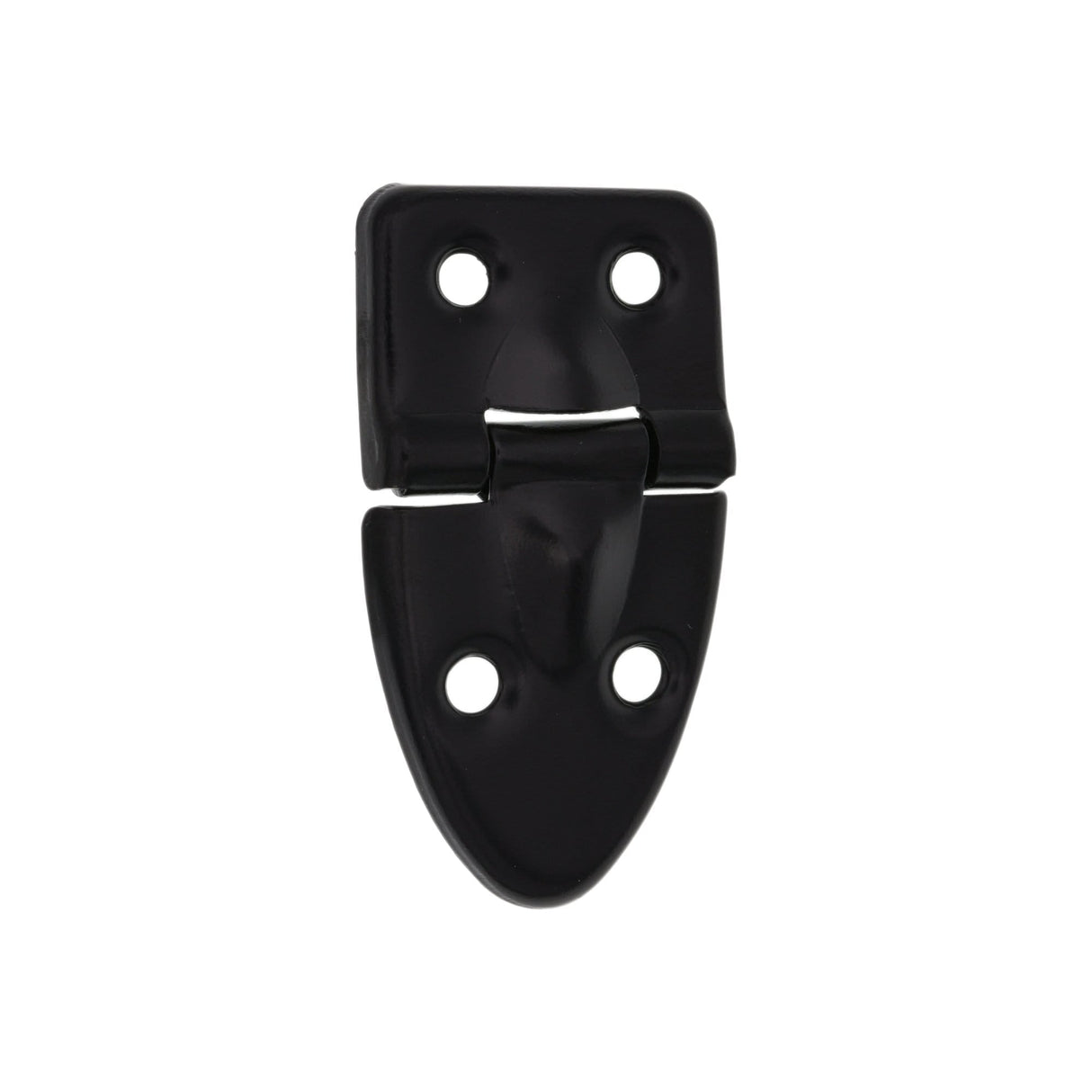 Ohio Travel Bag 1" Black, Stop Hinge, Zinc Alloy, #D-64-BLK D-64-BLK