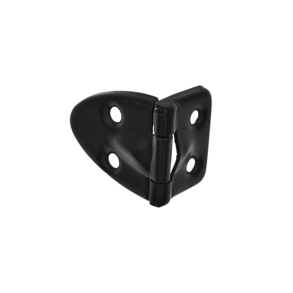 Ohio Travel Bag 1" Black, Stop Hinge, Zinc Alloy, #D-64-BLK D-64-BLK