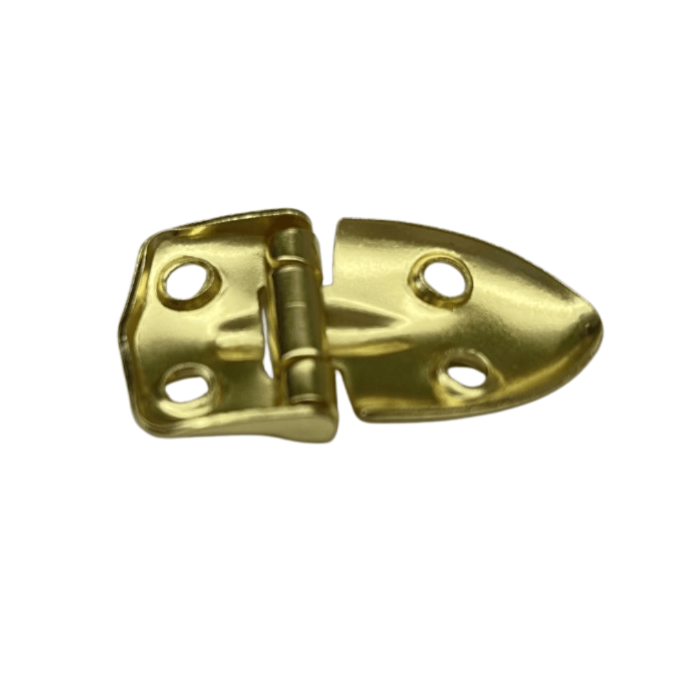 Ohio Travel Bag 1" Brass, Concave Stop Hinge, Zinc Alloy, #D-64-BPC D-64-BPC