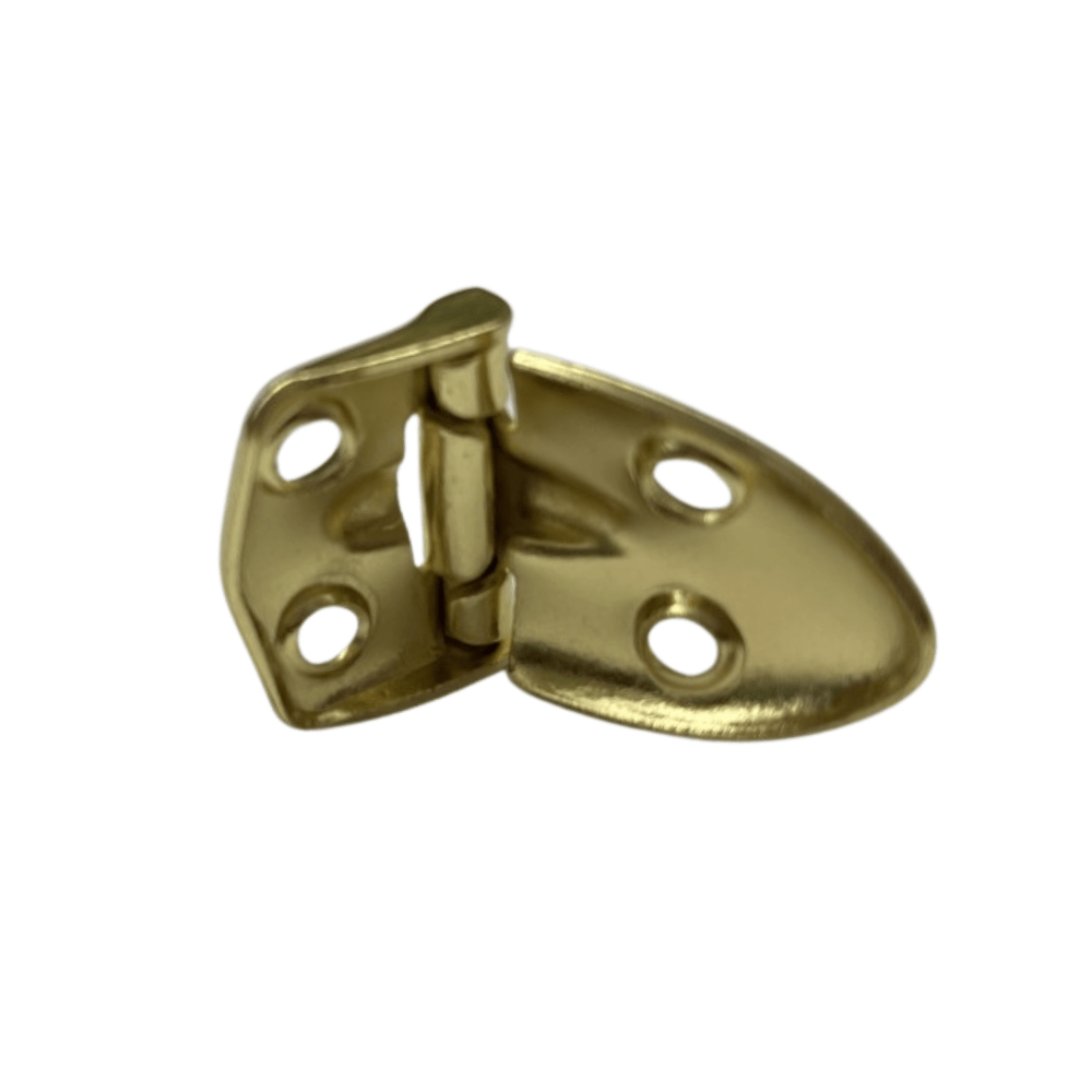 Ohio Travel Bag 1" Brass, Concave Stop Hinge, Zinc Alloy, #D-64-BPC D-64-BPC