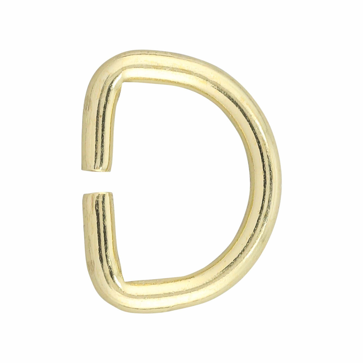 Ohio Travel Bag 1" Brass, Split D ring, Solid Brass, #D-412-SB D-412-SB