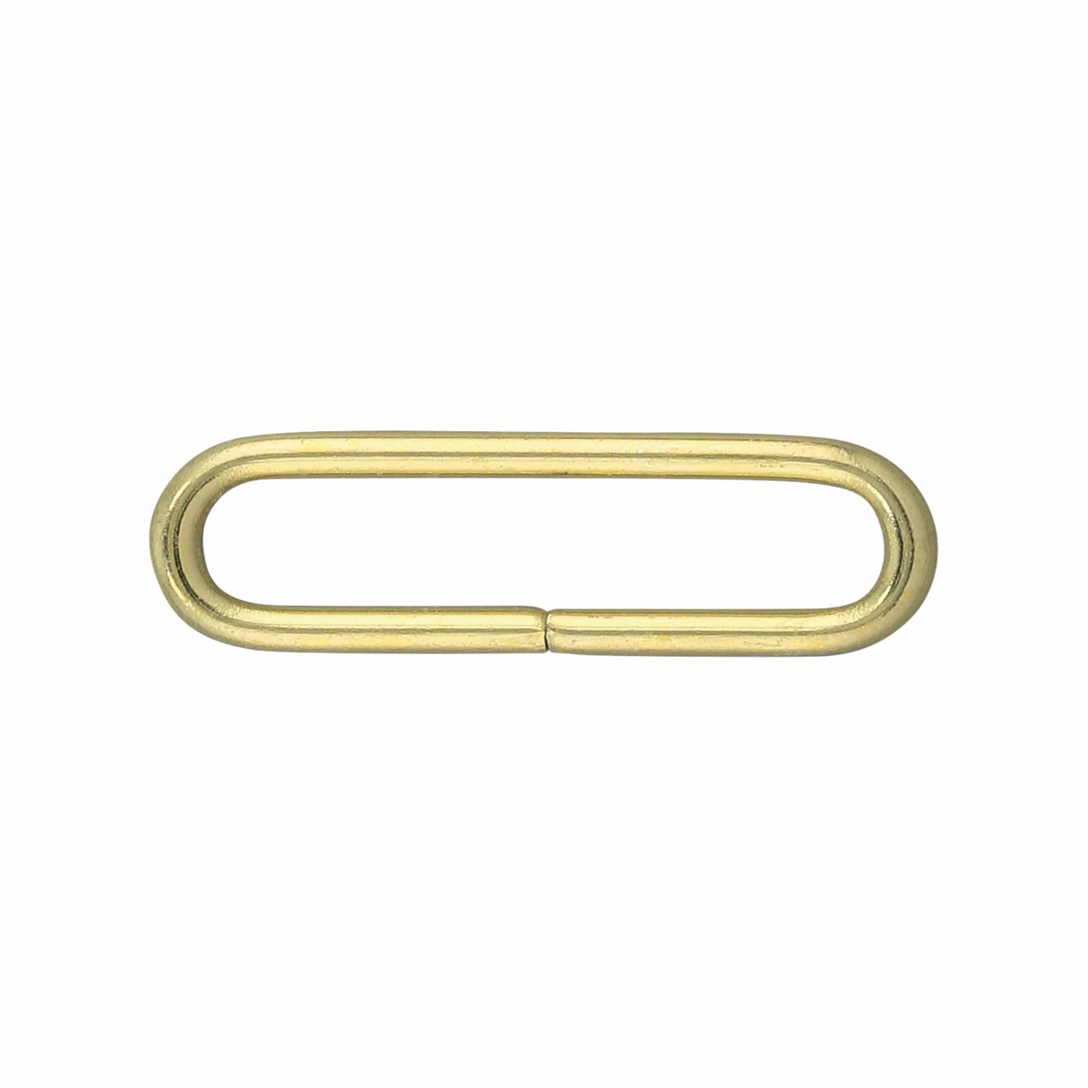 Ohio Travel Bag 1" Brass, Split Oval Ring, Solid Brass, #P-3246-1 P-3246-1