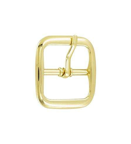 Ohio Travel Bag 1" Gold, Center Bar Buckle, Solid Brass, #C-1517-GOLD C-1517-GOLD