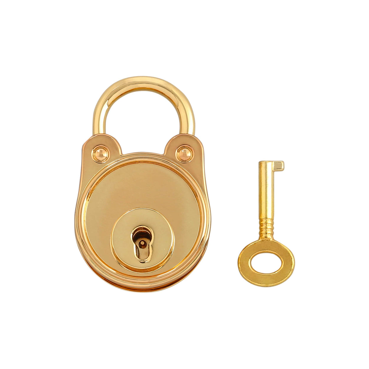 Ohio Travel Bag 1" Gold, Padlock, Zinc Alloy, #L-3388-GOLD L-3388-GOLD