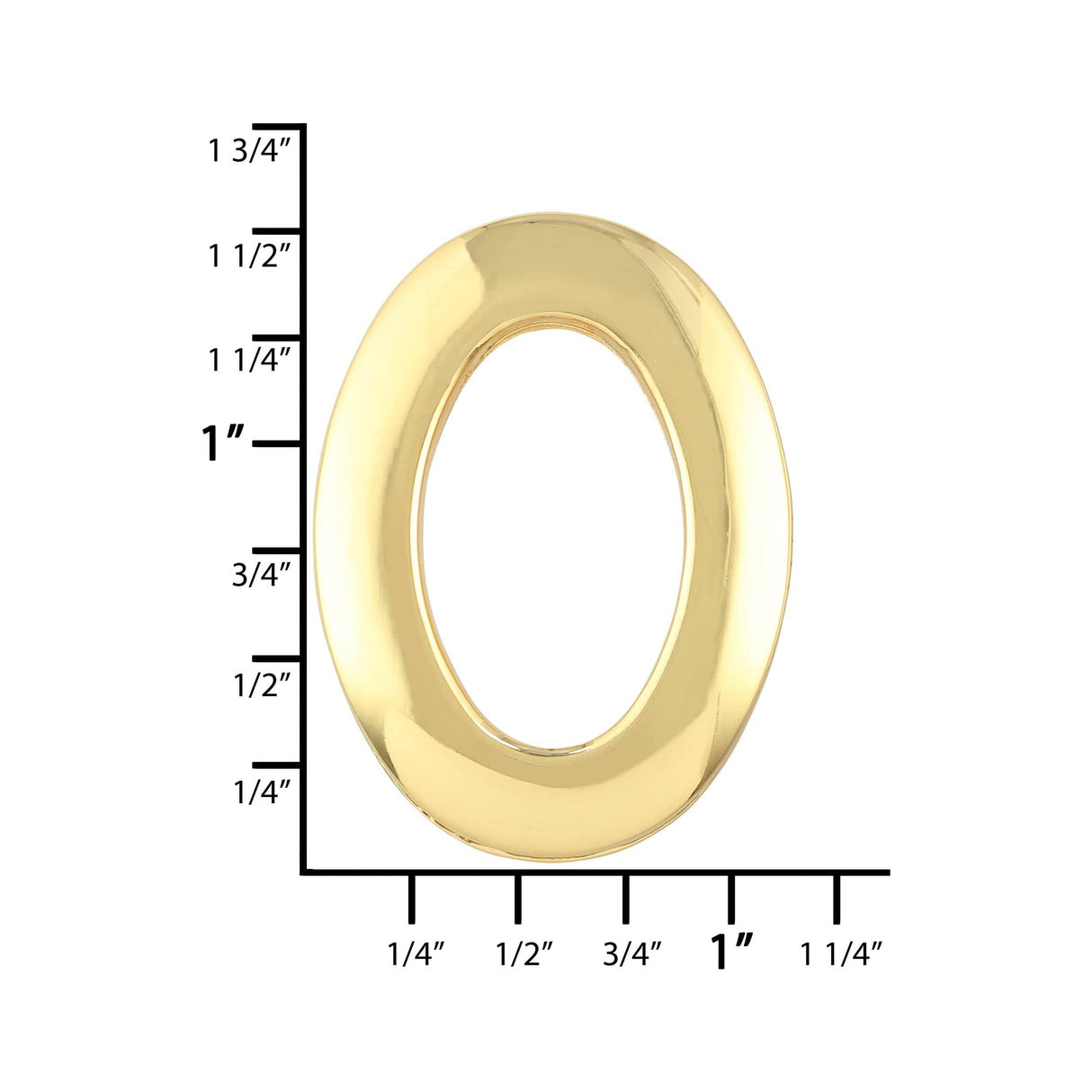 Ohio Travel Bag 1" Gold, Screw Together Eyelet, Solid Brass, #P-3000-GOLD P-3000-GOLD