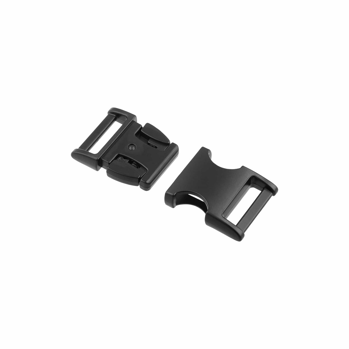 Ohio Travel Bag 1" Matte Black, Side Squeeze Buckle, Zinc Alloy, #C-250-1-BLK C-250-1-BLK