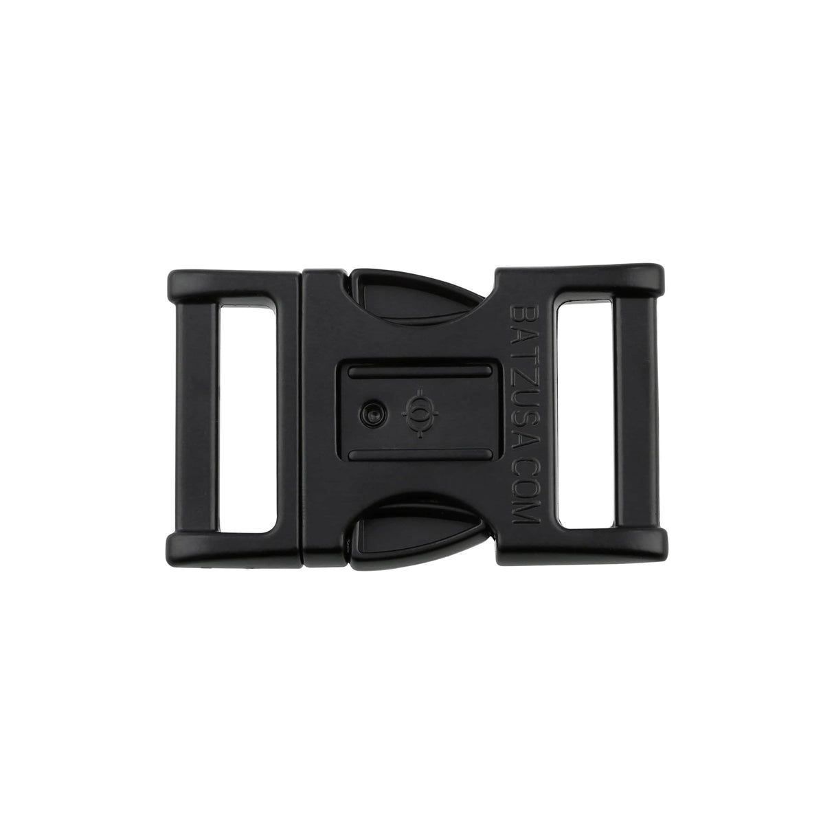 Ohio Travel Bag 1" Matte Black, Side Squeeze Buckle, Zinc Alloy, #C-250-1-BLK C-250-1-BLK