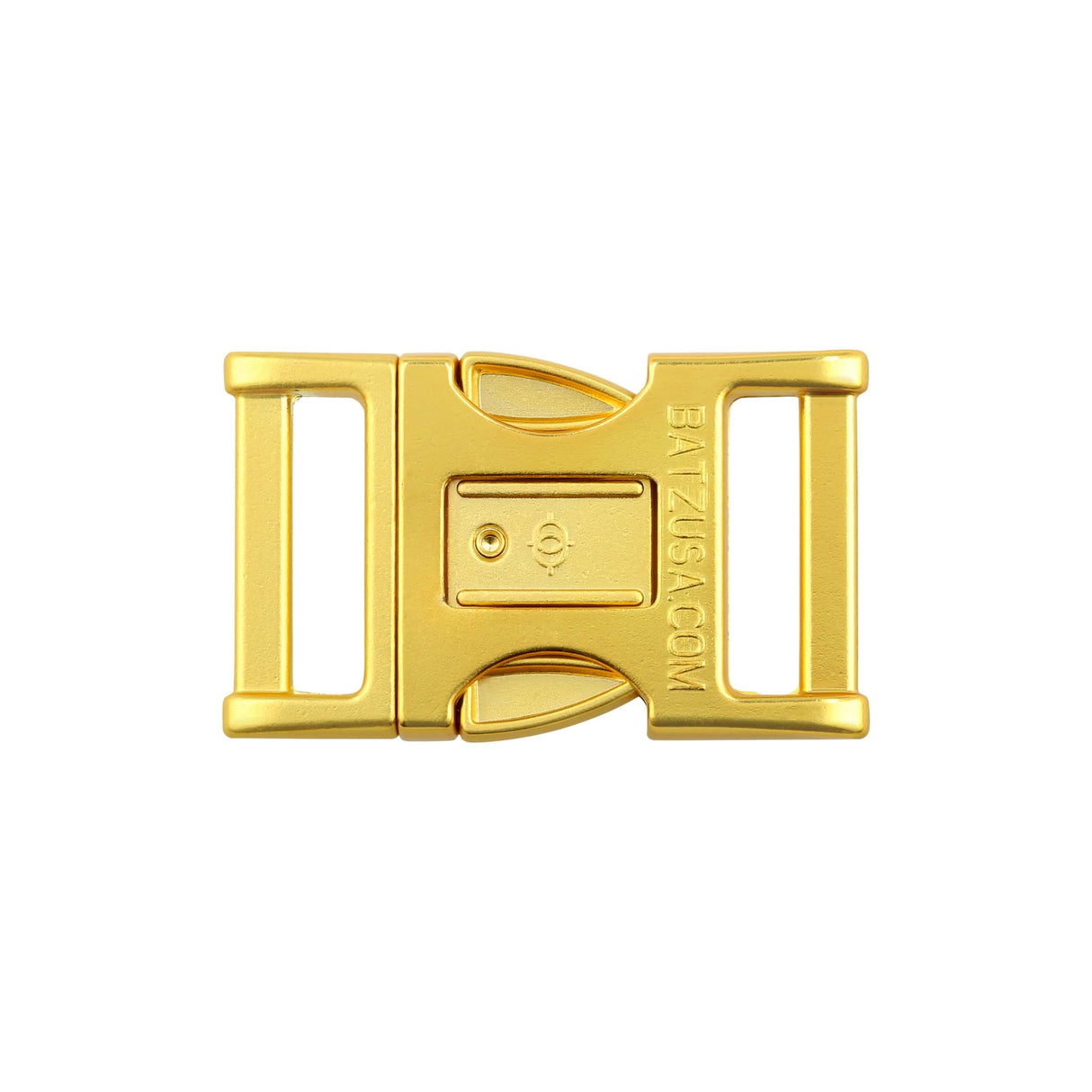 Ohio Travel Bag 1" Matte Brass, Side Squeeze Buckle, Zinc Alloy, #C-250-1-BRS C-250-1-BRS