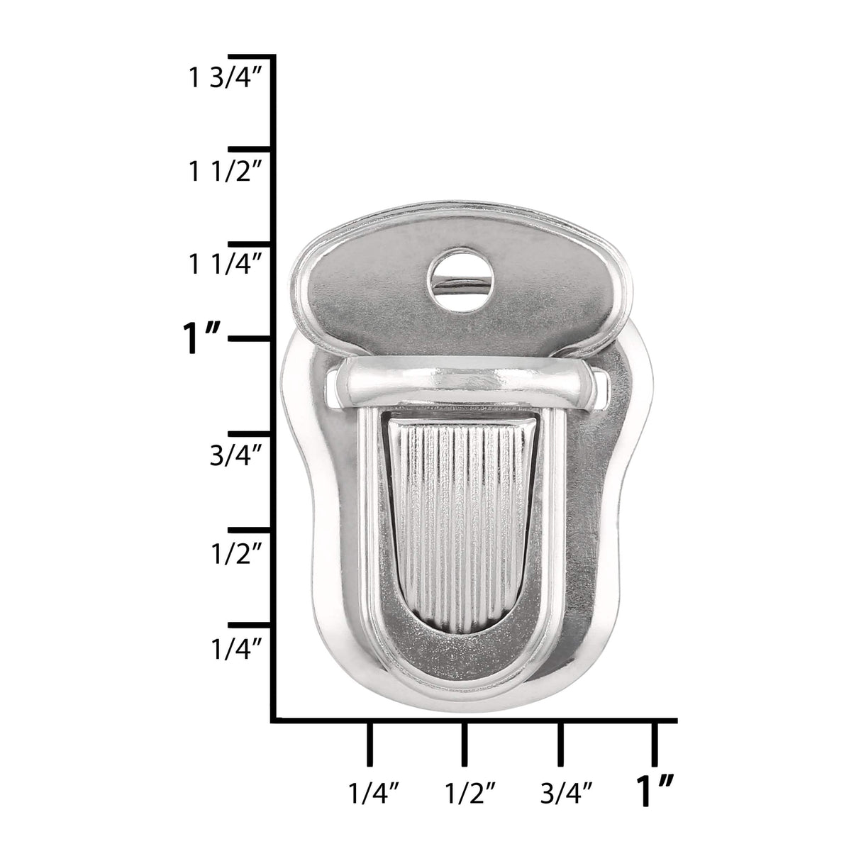 Ohio Travel Bag 1" Nickel, Tuck Catch, Steel, #L-3900-NP L-3900-NP