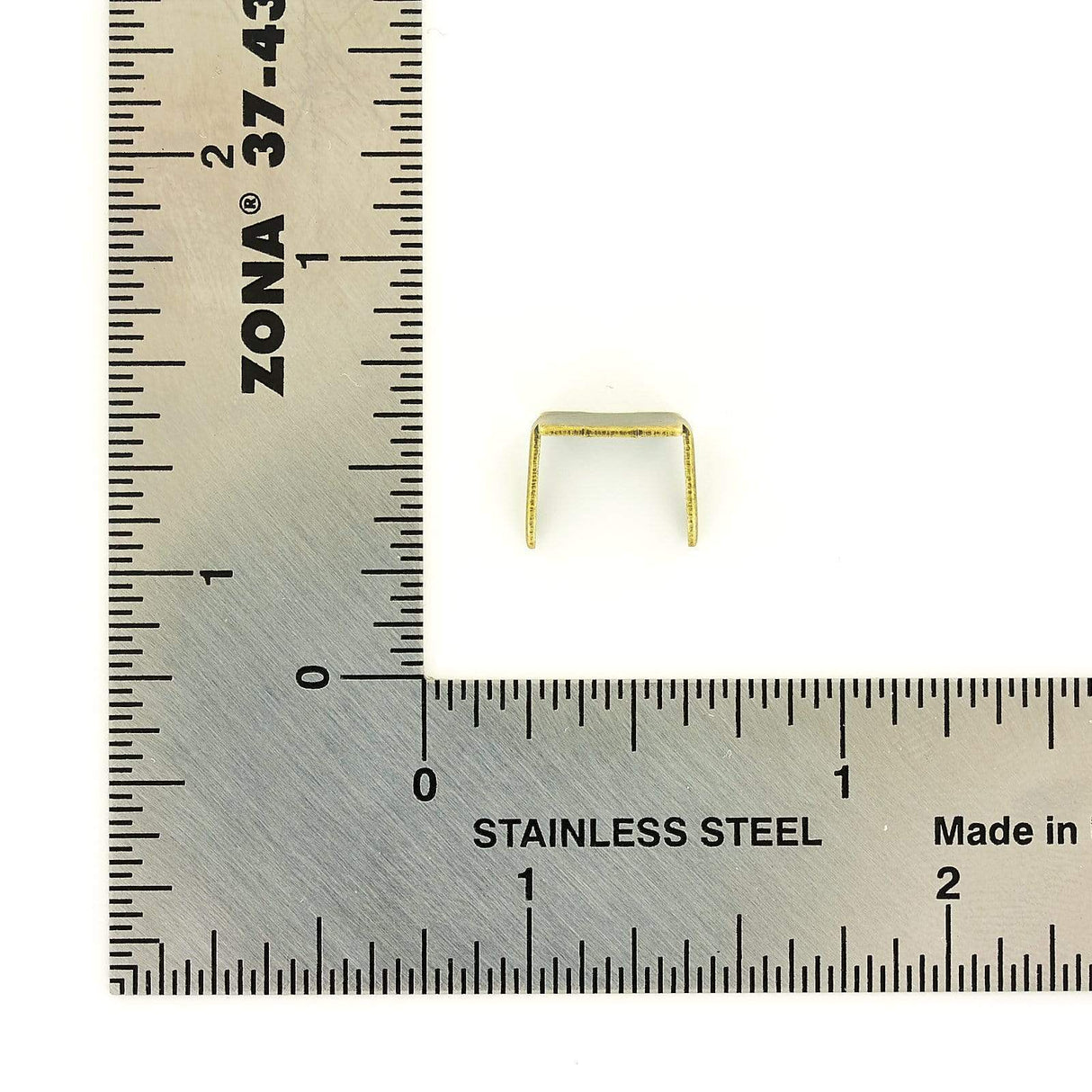 Ohio Travel Bag #10 Antique Brass, 2-Prong Bottom Stop, Zinc Alloy, #10M-2P-ANTB 10M-2P-ANTB