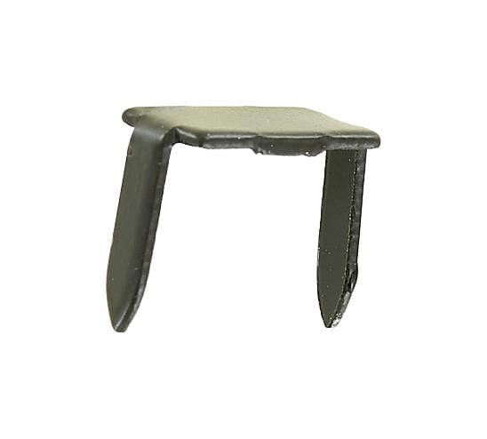 Ohio Travel Bag #10 Black, 2-Prong Bottom Stop, Zinc Alloy, #10M-2P-BLK 10M-2P-BLK