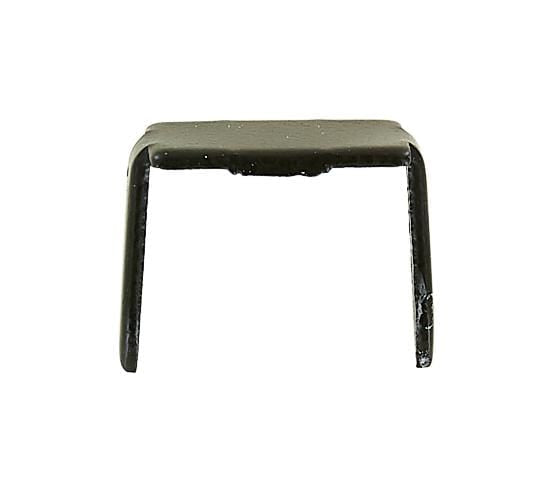 Ohio Travel Bag #10 Black, 2-Prong Bottom Stop, Zinc Alloy, #10M-2P-BLK 10M-2P-BLK