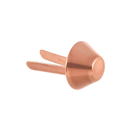 Ohio Travel Bag 12mm Copper, Cone Handbag Bottom with Prongs, Zinc Alloy, #P-4000-12-CPR P-4000-12-CPR