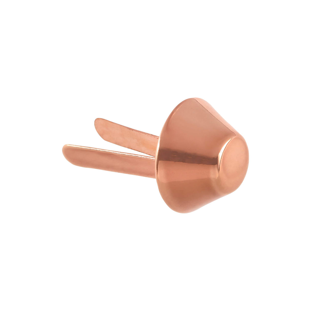 Ohio Travel Bag 12mm Copper, Cone Handbag Bottom with Prongs, Zinc Alloy, #P-4000-12-CPR P-4000-12-CPR