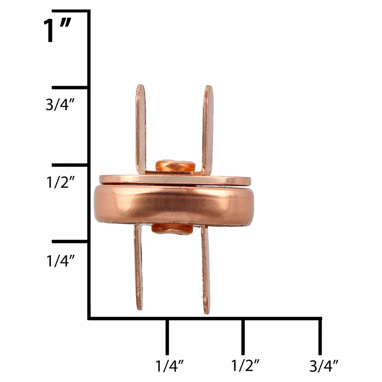 Ohio Travel Bag 14mm Copper, Magnetic Snap, Steel, #P-2363-CPR P-2363-CPR