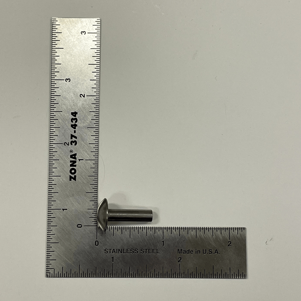 Ohio Travel Bag 15/16 Nickel, Tubular Rivet, Steel, #HRT-15-16-NP HRT-15-16-NP