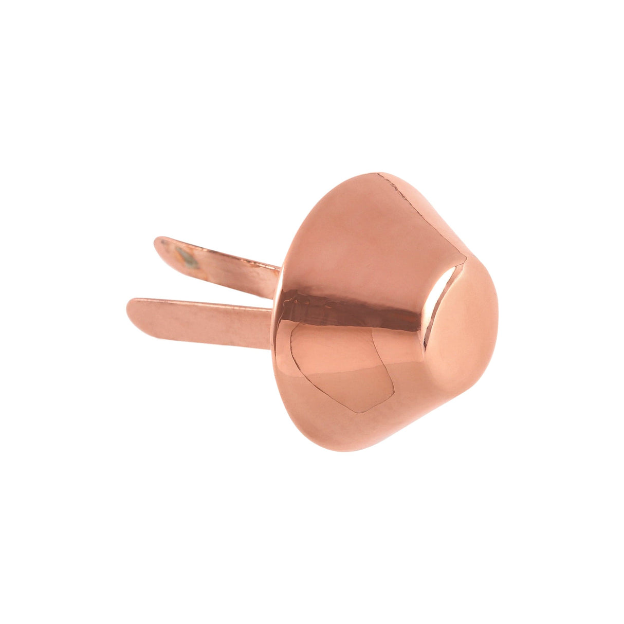 Ohio Travel Bag 15mm Copper, Cone Handbag Bottom with Prongs, Zinc Alloy, #P-4000-15-CPR P-4000-15-CPR