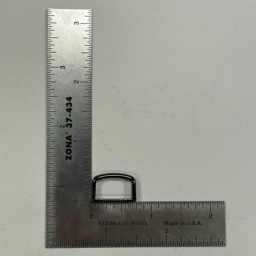 Ohio Travel Bag 15mm Gunmetal, Buckle Keeper, Zinc Alloy, #C-2075-KPR GUNM C-2075-KPR GUNM