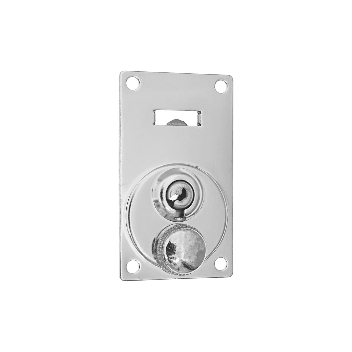 Ohio Travel Bag 2 1/4" Nickel, Keyed Lock w/ Hasp, Solid Brass, #L-3881 L-3881