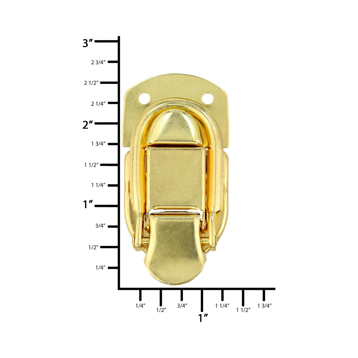 Ohio Travel Bag 2 7/16" Brass, Latch Lock Drawbolt, Steel, #L-2026-BP L-2026-BP