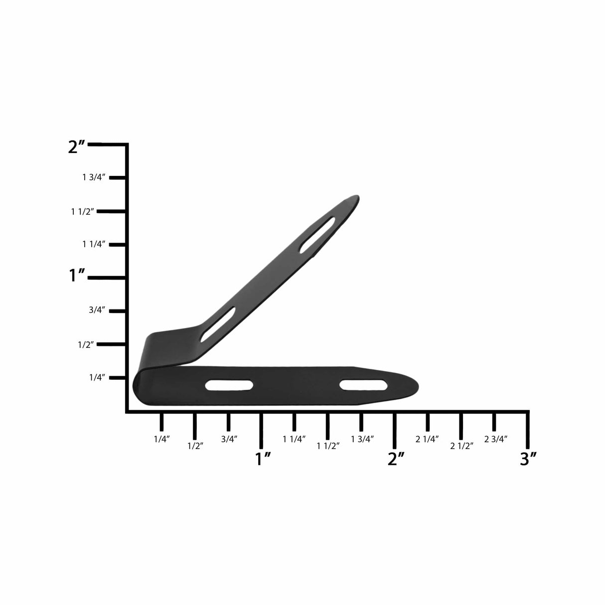 Ohio Travel Bag 2" Black, Handle Clamp, Steel, #L-1964-BLK L-1964-BLK