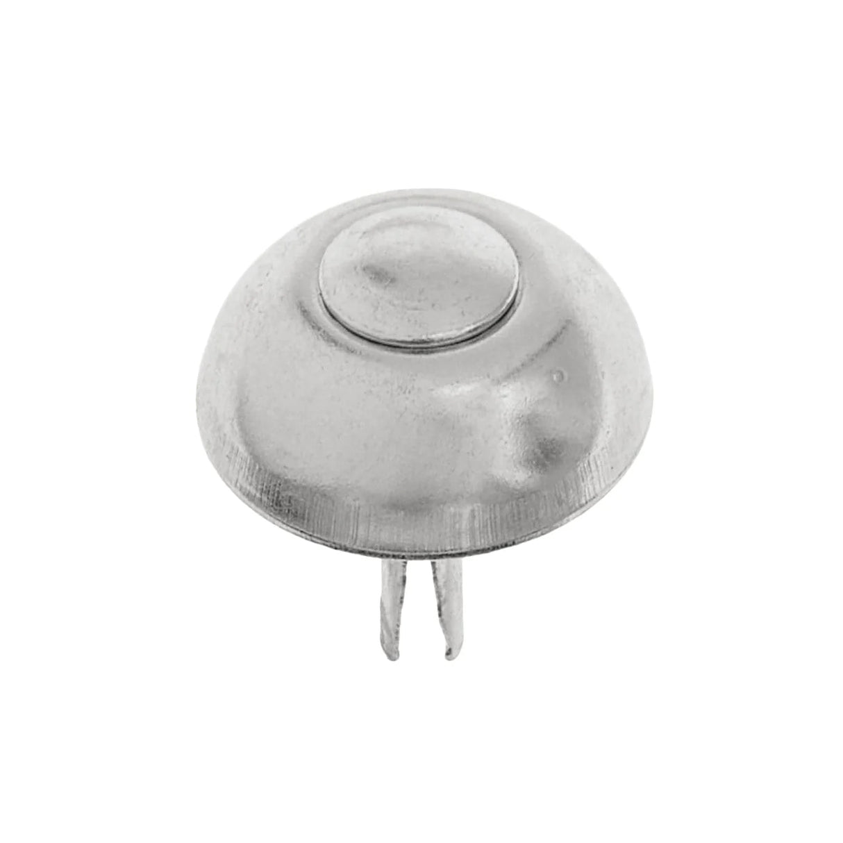 20mm Nickel, Round Handbag Bottom Stud, Steel-PK10