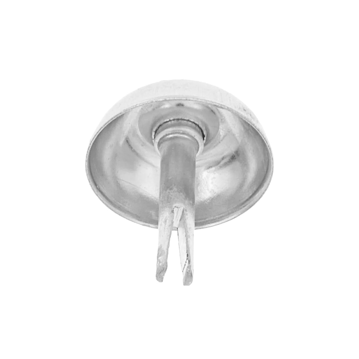 20mm Nickel, Round Handbag Bottom Stud, Steel-PK10