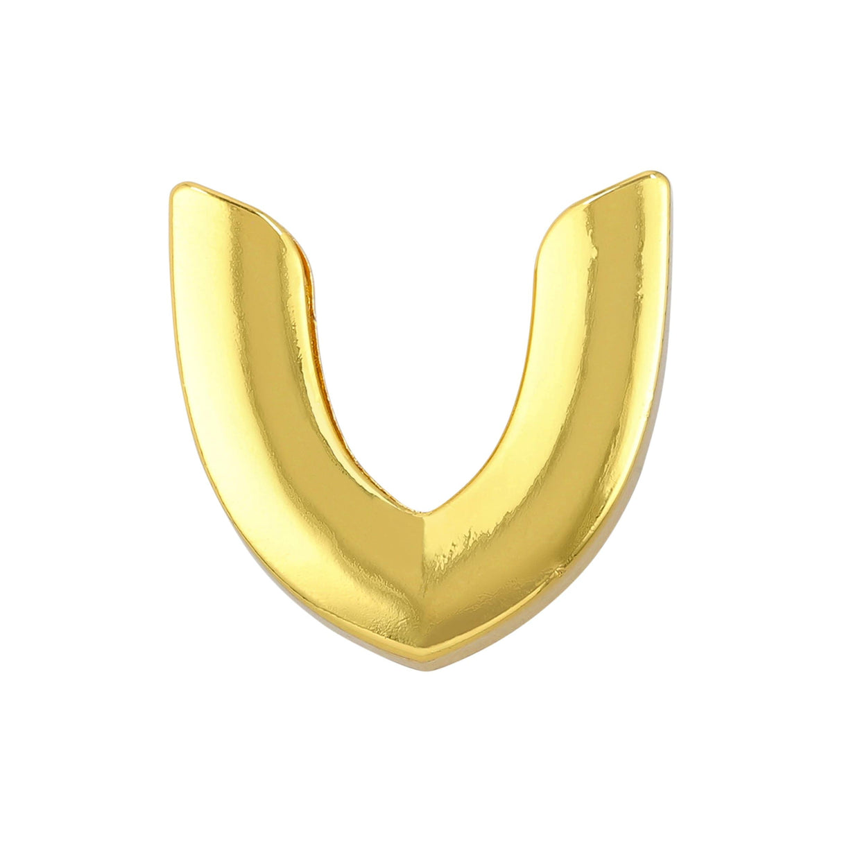 Ohio Travel Bag 26mm Shiny Gold, Strap Tip, Zinc Alloy, #P-3001-GOLD P-3001-GOLD