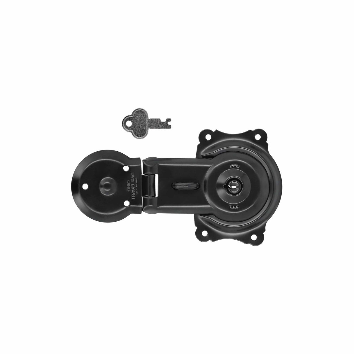 Ohio Travel Bag 3 1/2" Black, Trunk Lock, Steel, #G-1-BLK G-1-BLK